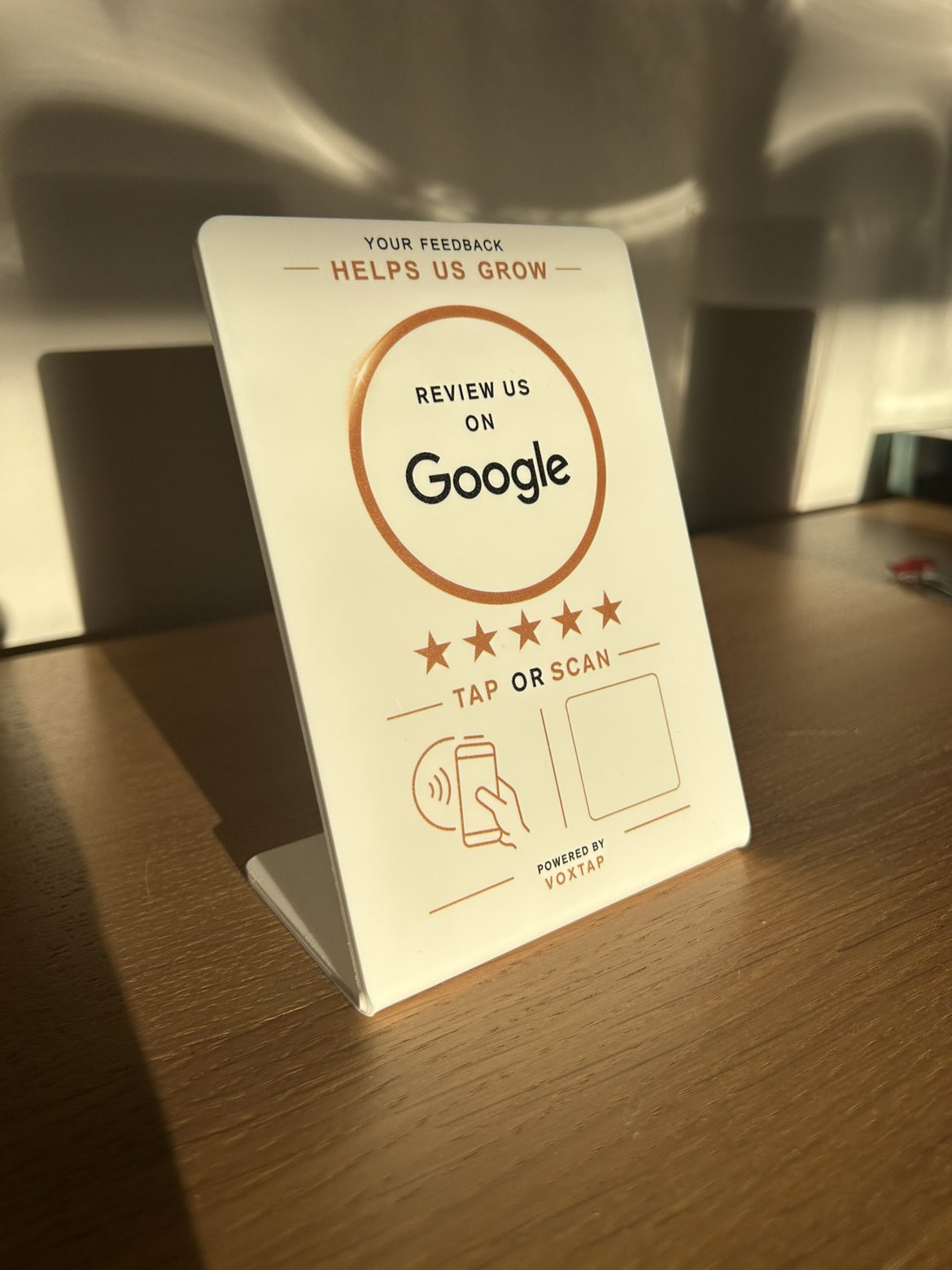Voxtap Review Display